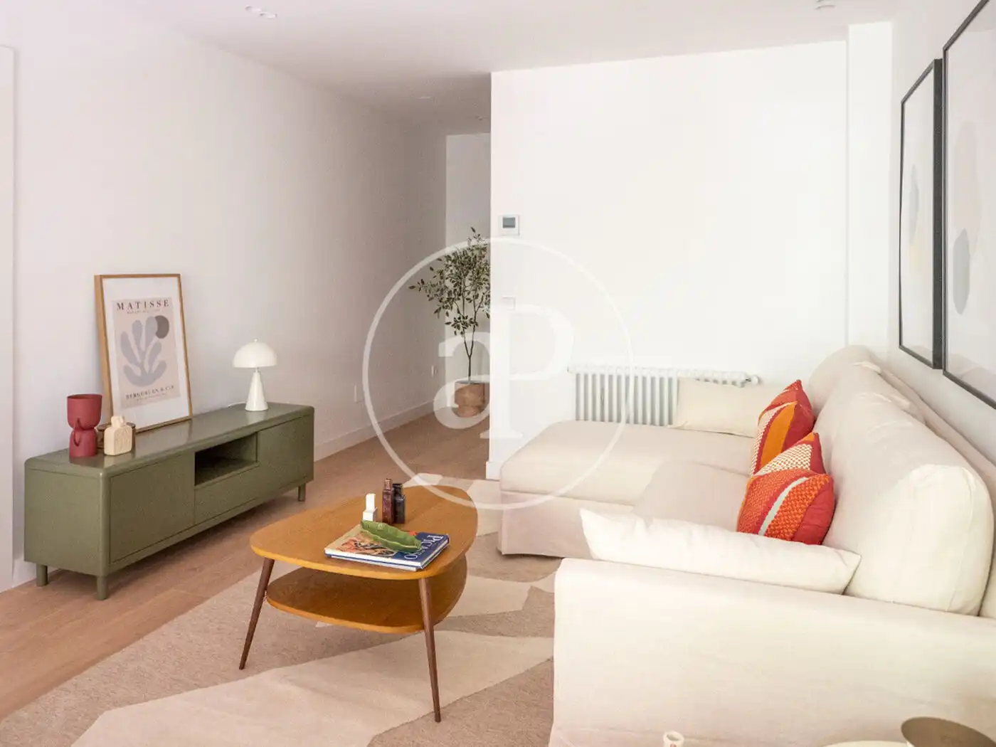 Wohnzimmer von Wohnung zum Verkauf in Madrid mit Klimaanlage, Heizung und Terrasse
