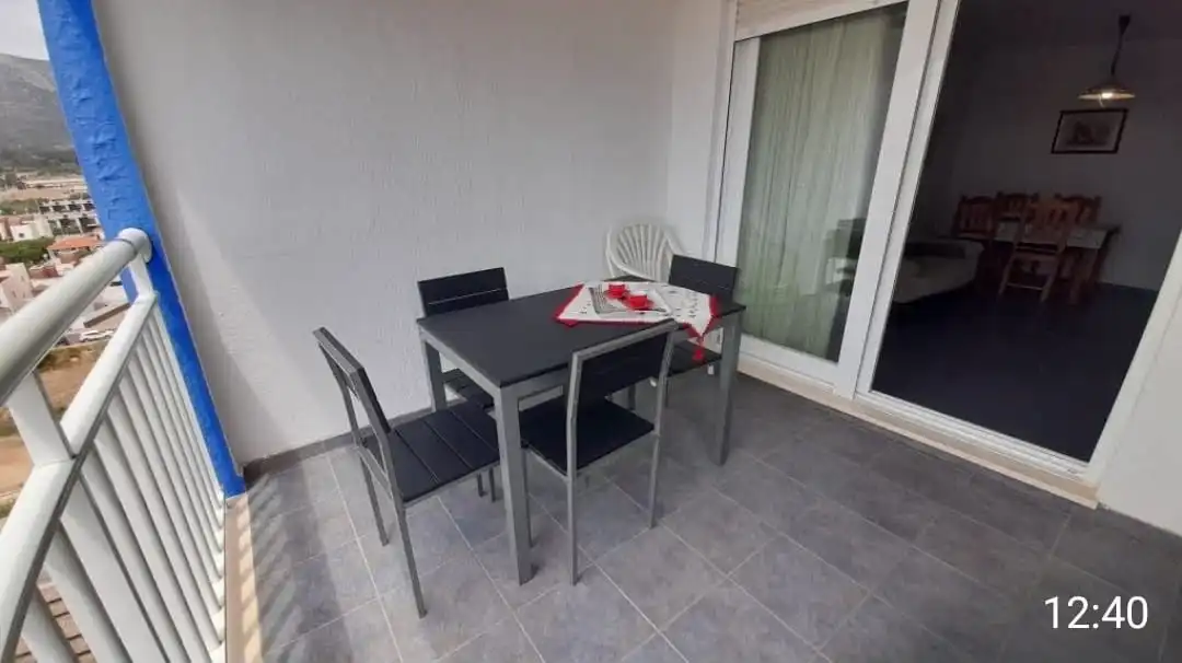 Terraza de Apartamento de alquiler en Oropesa del Mar / Orpesa con Aire acondicionado, Terraza y Amueblado