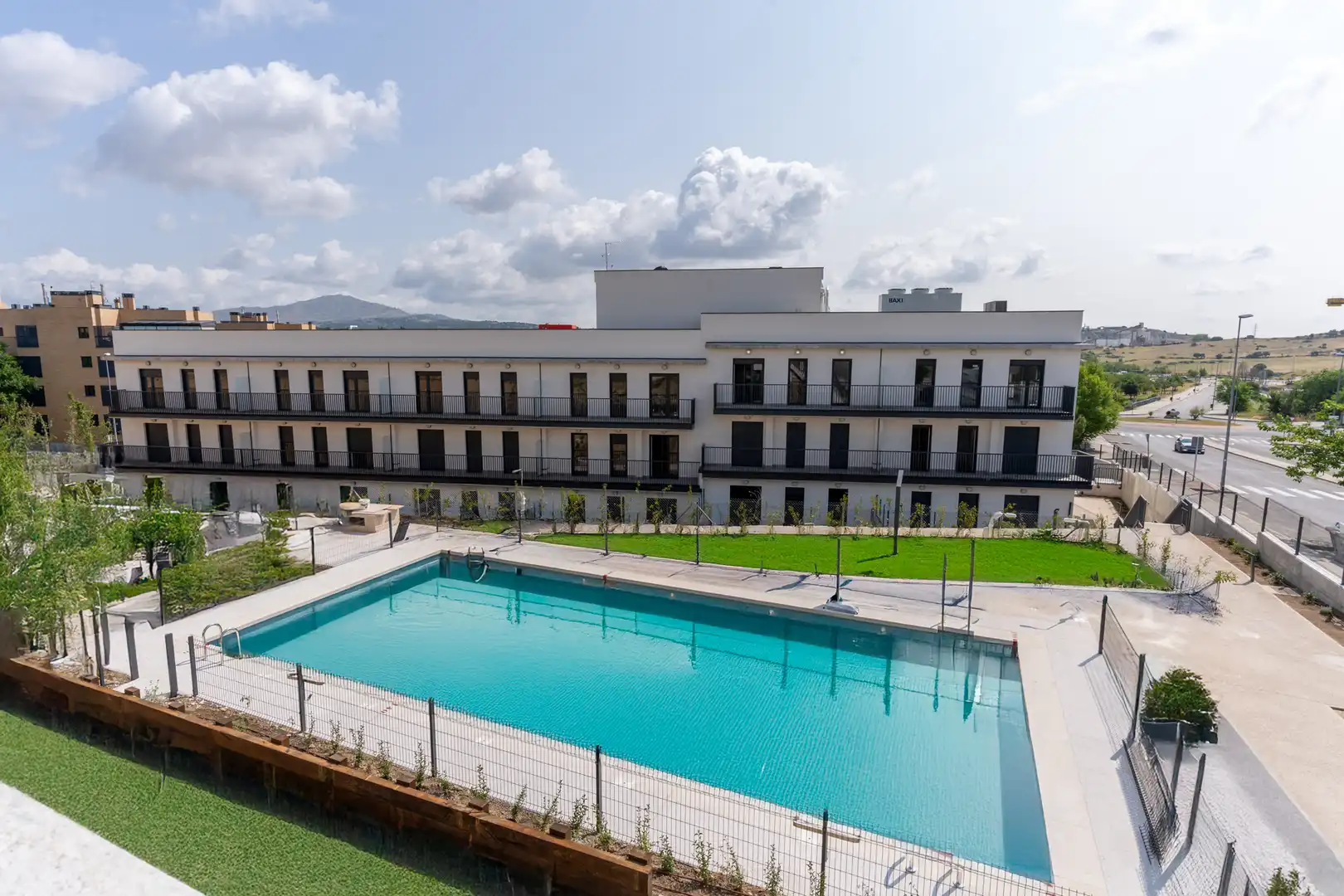 Schwimmbecken von Wohnung zur Miete in Colmenar Viejo mit Haustiere erlaubt