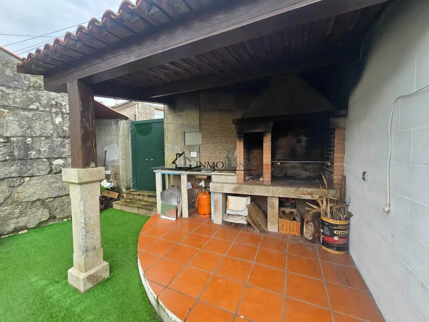 Terraza de Casa o chalet en venta en Poio con Jardín privado