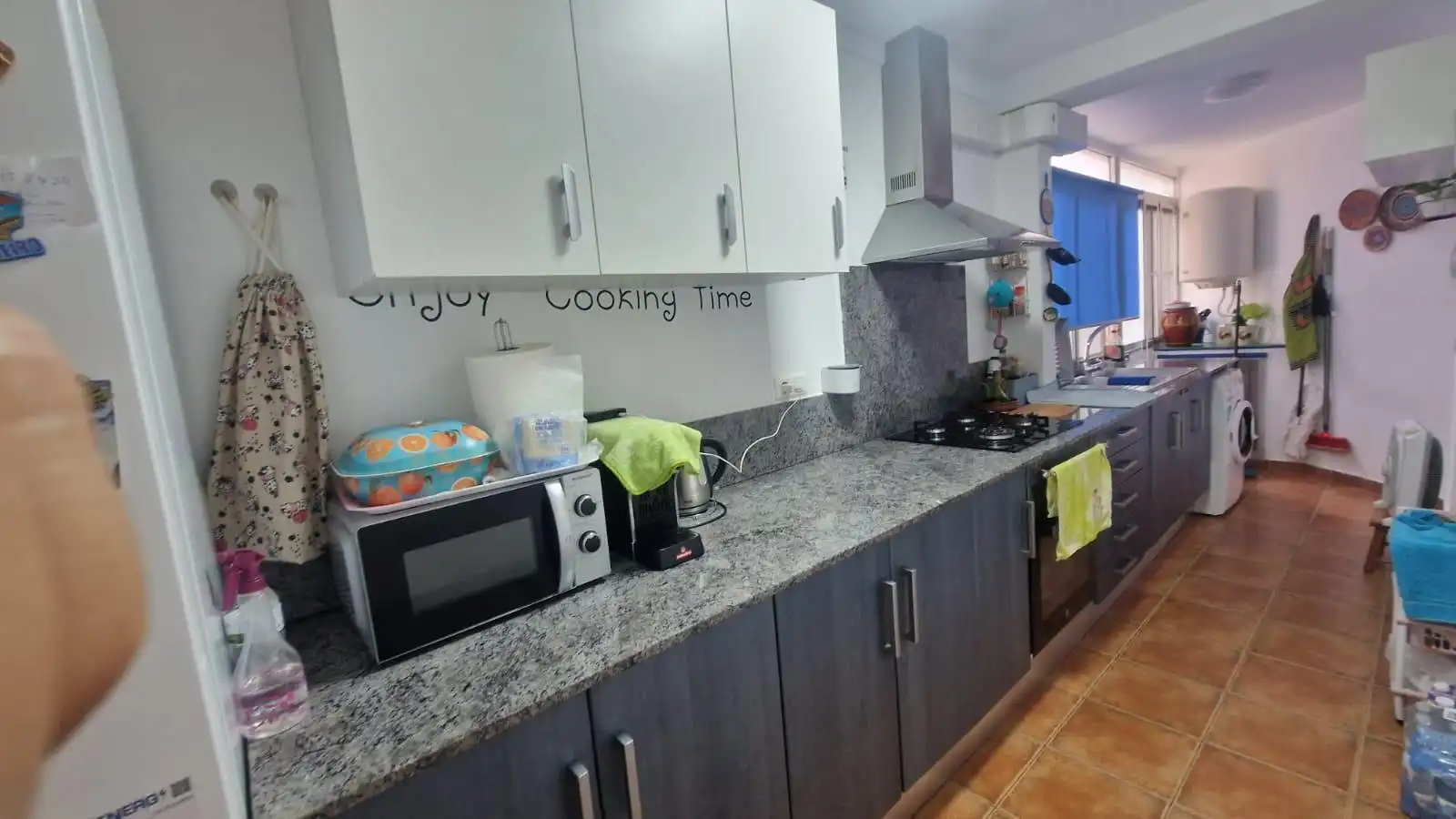 Kitchen of Flat for sale in La Ràpita  with Storage room, Furnished and Balcony