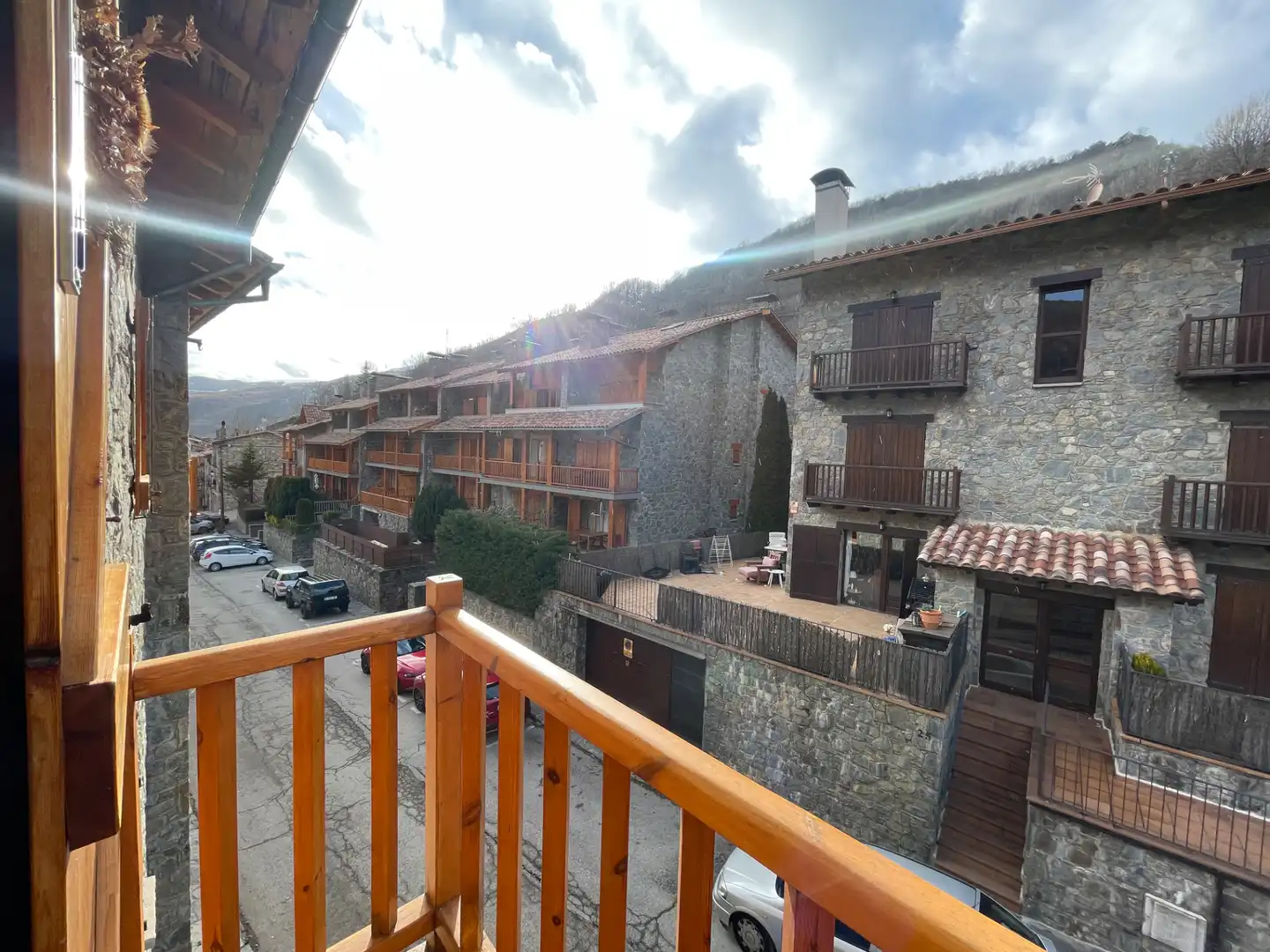 Vista exterior de Àtic en venda en Setcases amb Calefacció, Parquet i Traster