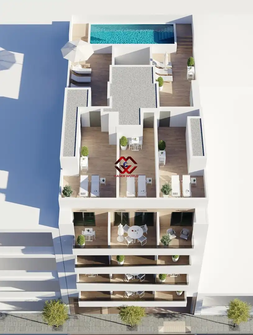 Penthouse mit Pool zum Verkauf in Centro
