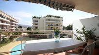 Terrace of Flat for sale in Roses  with Terrace, Swimming Pool and Furnished