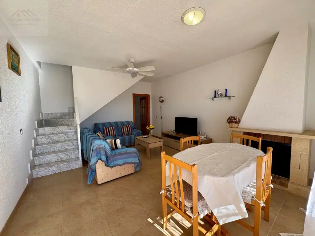 Sala de estar de Casa o chalet de alquiler en Mazarrón con Terraza, Amueblado y Horno