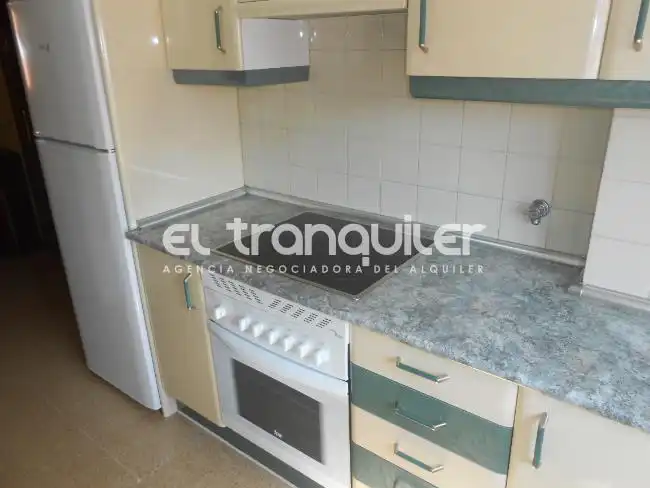 Kitchen of Flat for sale in Madrid  with Air Conditioner, Terrace and Furnished
