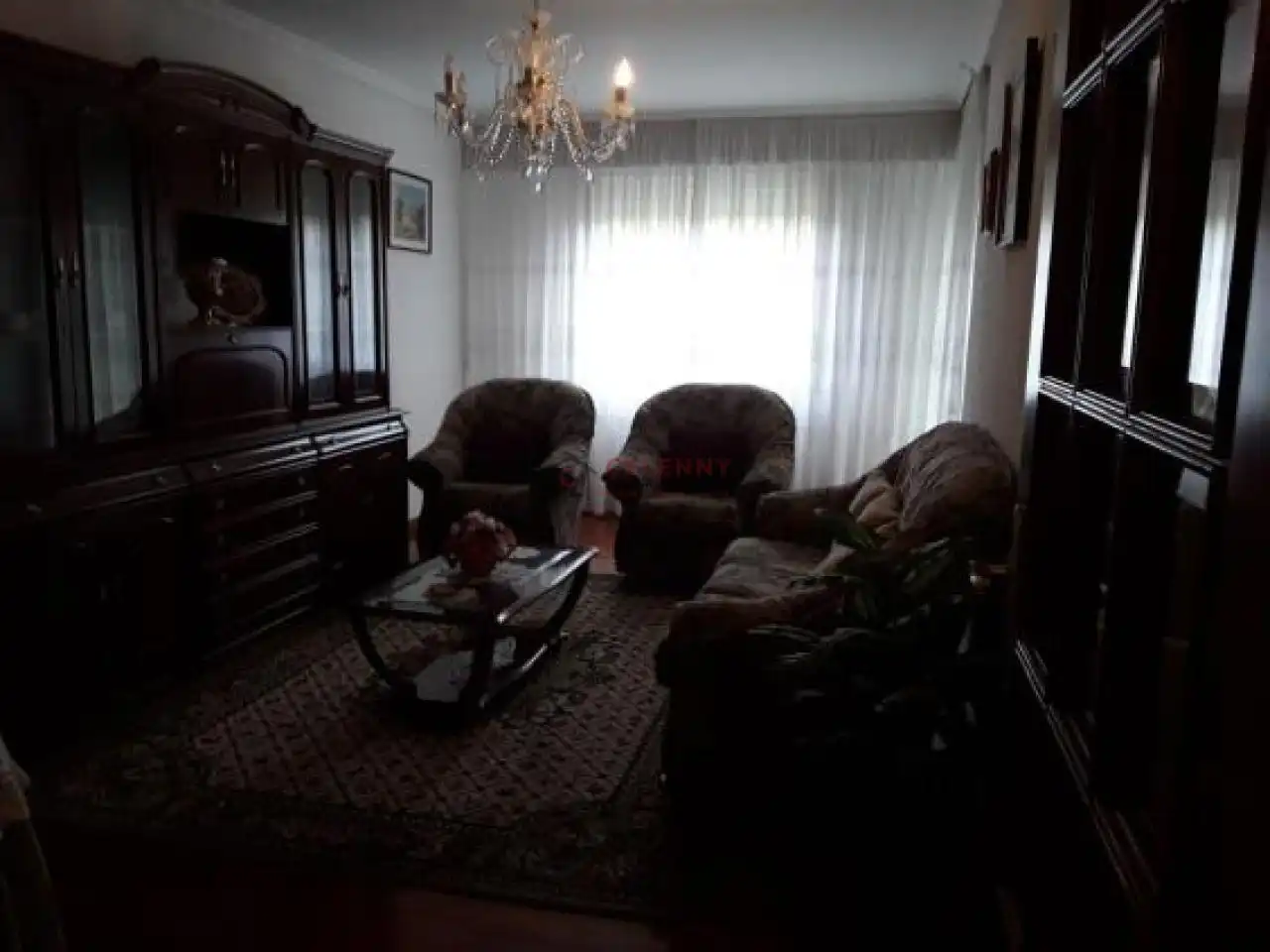 Sala de estar de Piso en venta en Maceda con Calefacción, Parquet y Amueblado