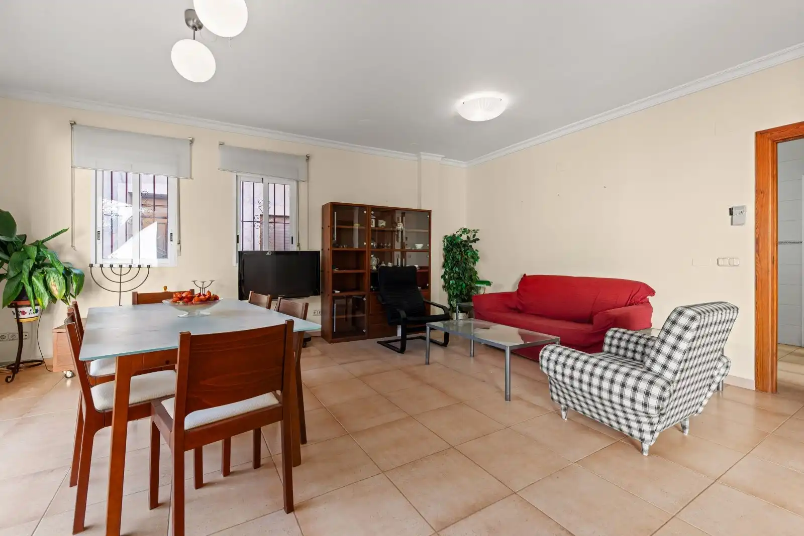 Sala de estar de Finca rústica en venta en Pedreguer con Aire acondicionado, Calefacción y Jardín privado