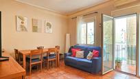 Living room of Flat for sale in  Barcelona Capital  with Air Conditioner, Heating and Balcony