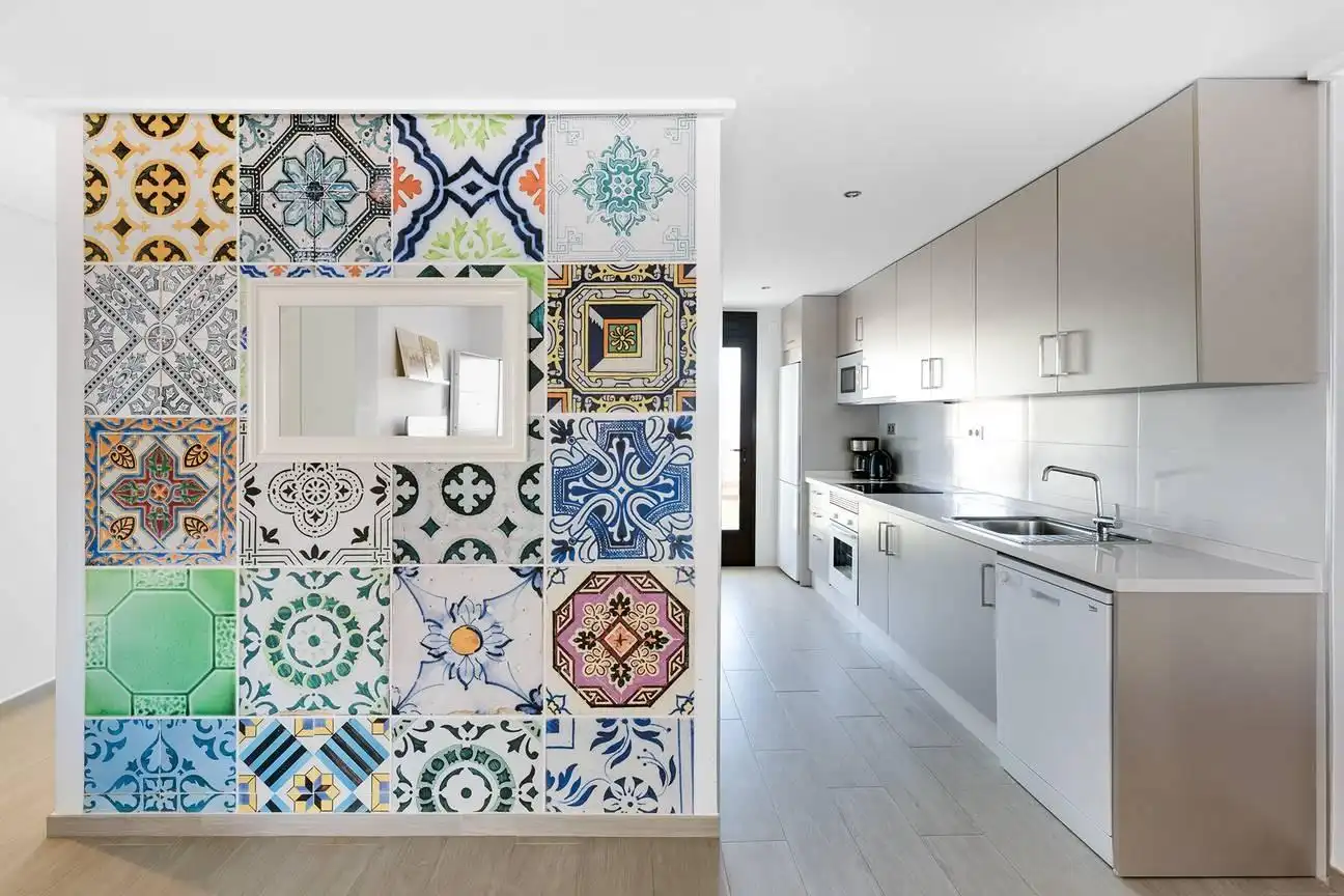 Cocina de Planta baja en venta en Pilar de la Horadada con Aire acondicionado, Jardín privado y Terraza