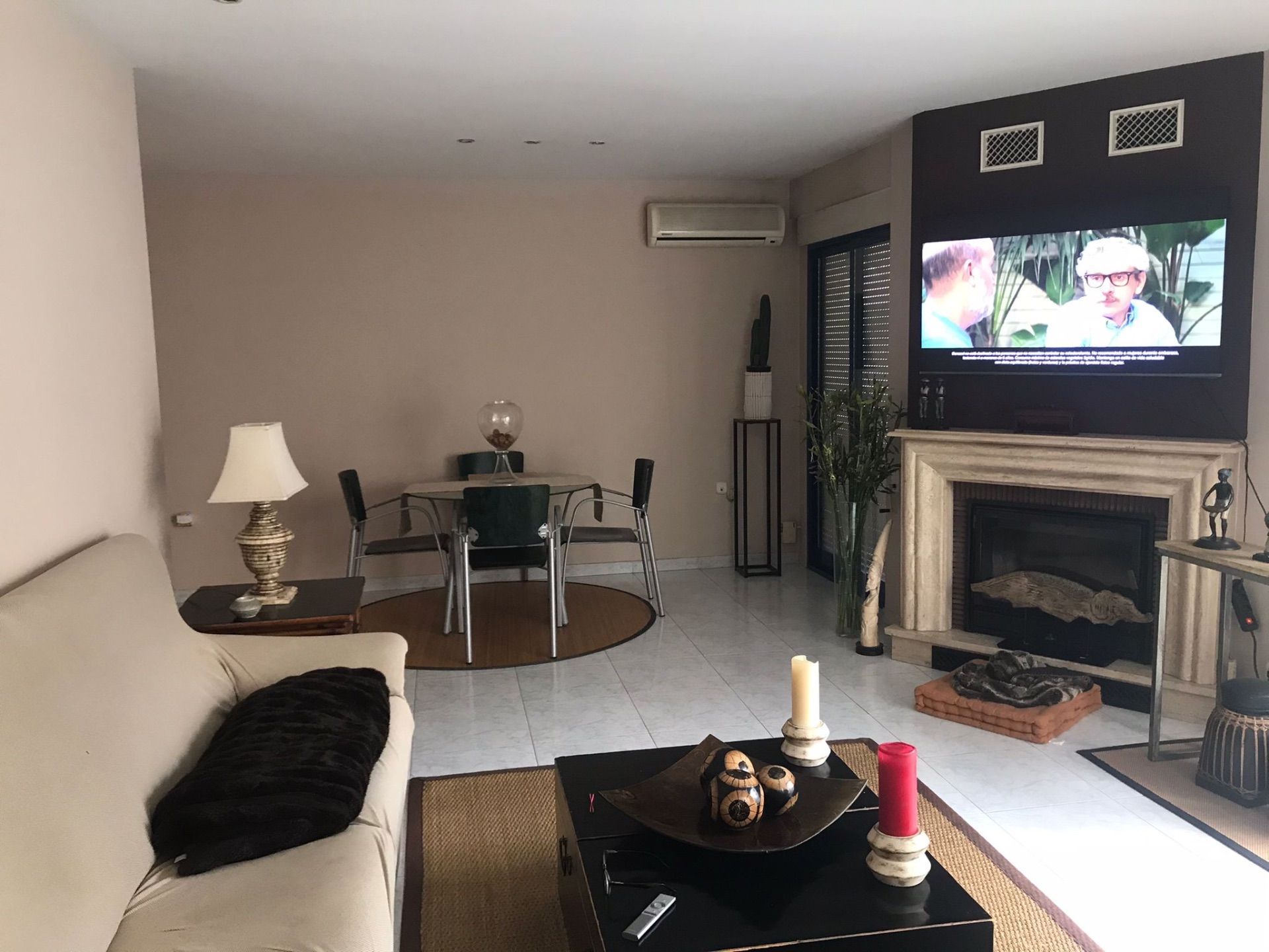 Sala d'estar de Pis de lloguer en Gandia amb Aire condicionat, Traster i Moblat