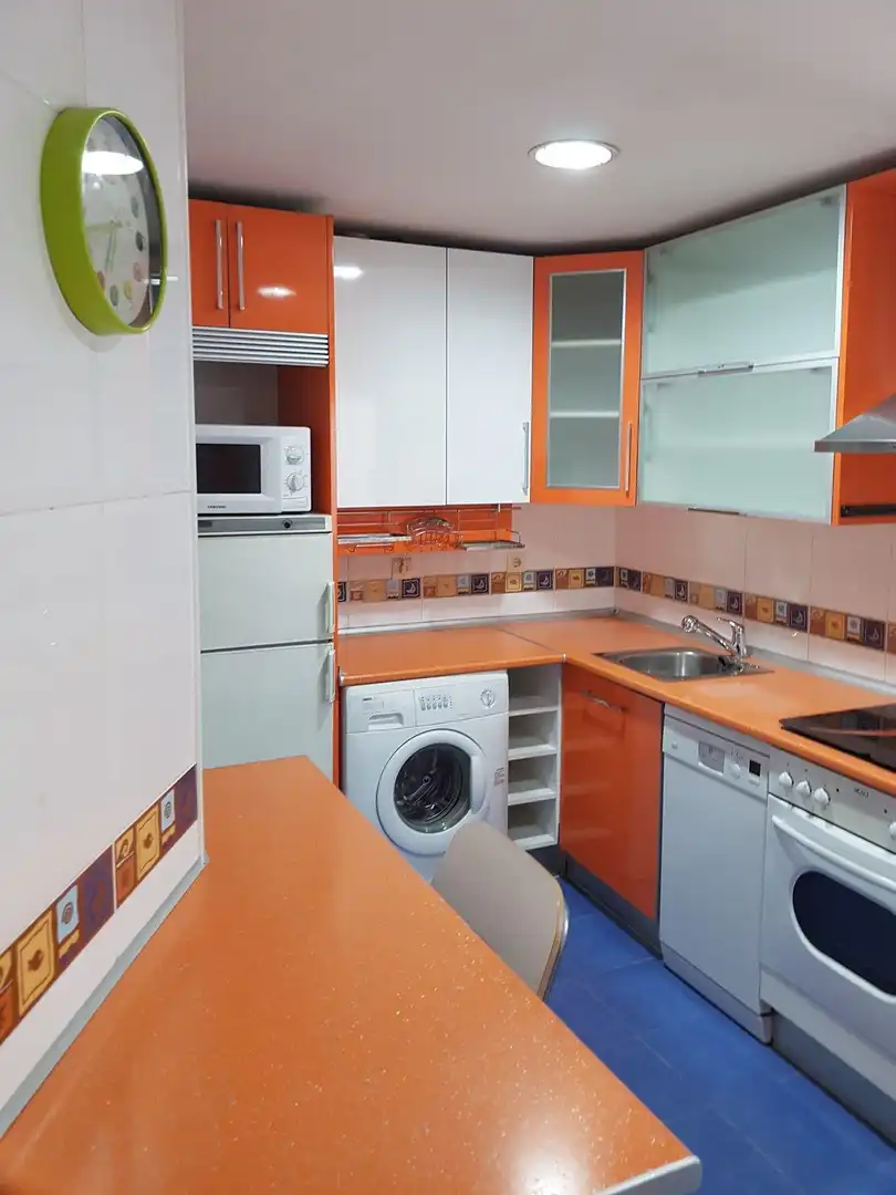 Cocina de Ático en venta en Venta de Baños con Calefacción, Parquet y Terraza