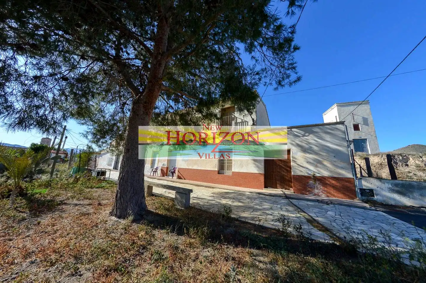 Vista exterior de Casa adosada en venta en Arboleas con Jardín privado, Amueblado y Internet