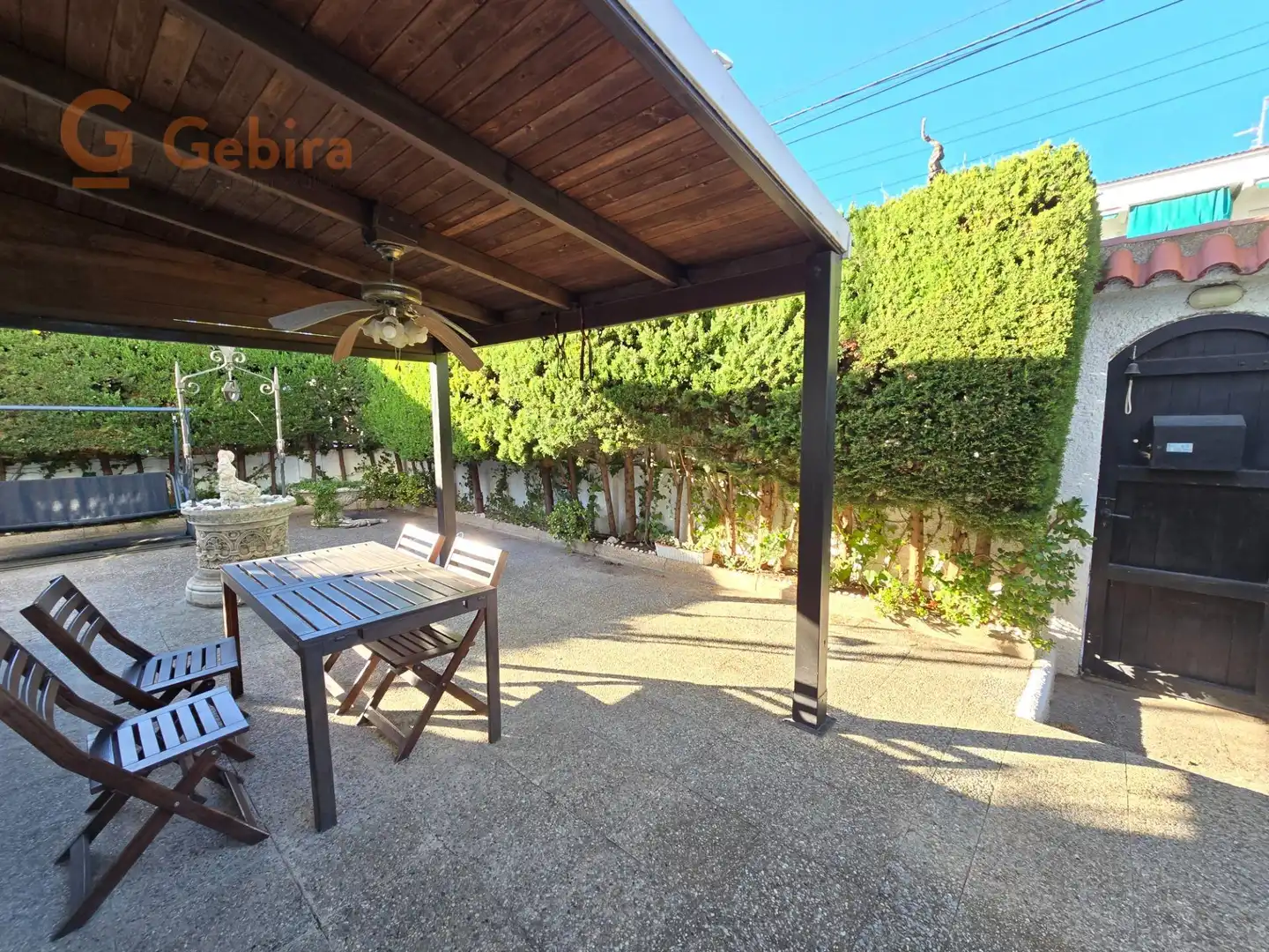 Terraza de Casa adosada en venta en Cunit con Aire acondicionado, Calefacción y Jardín privado