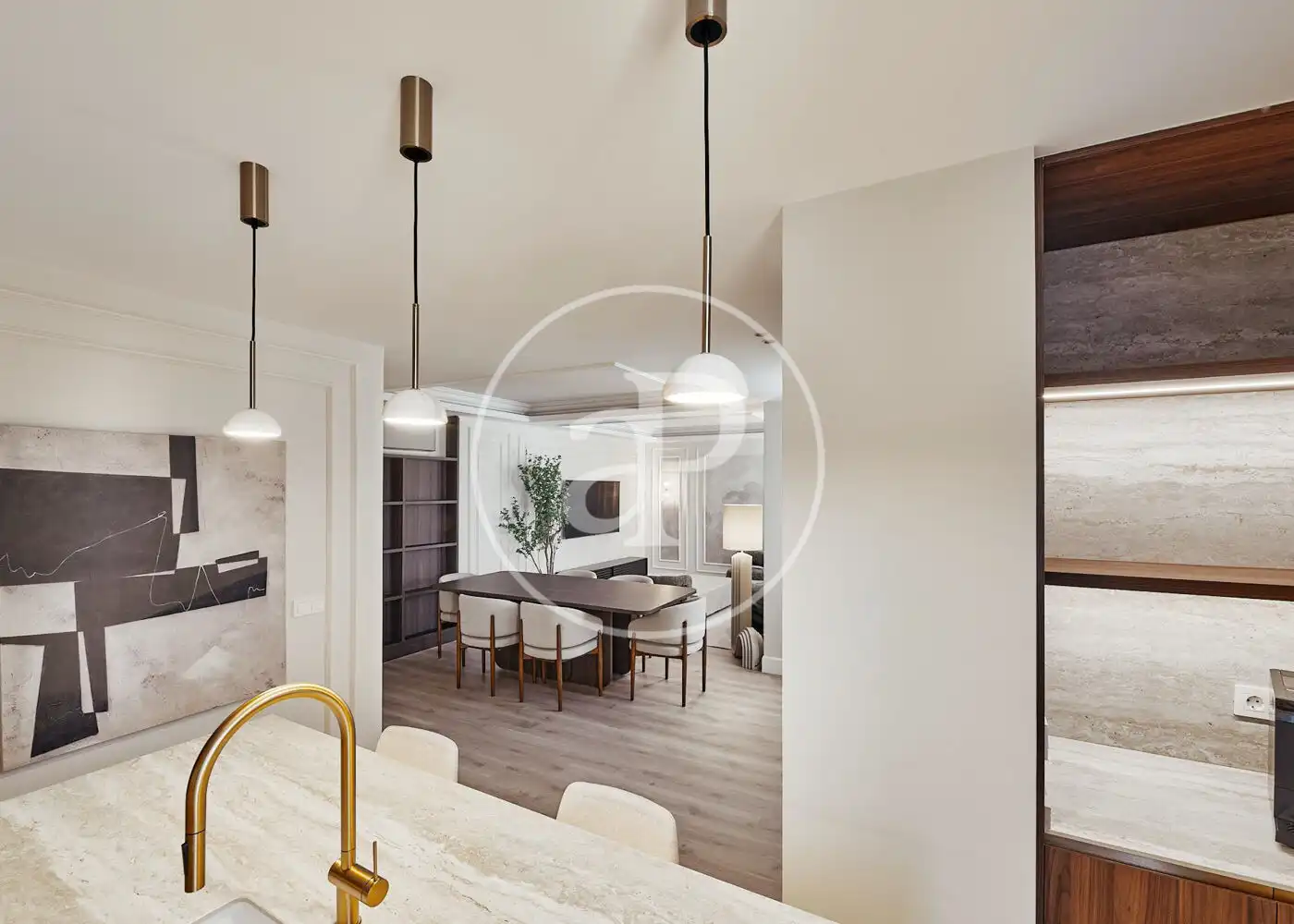 Dining room of Flat for sale in Madrid  with Air Conditioner, Heating and Storage room