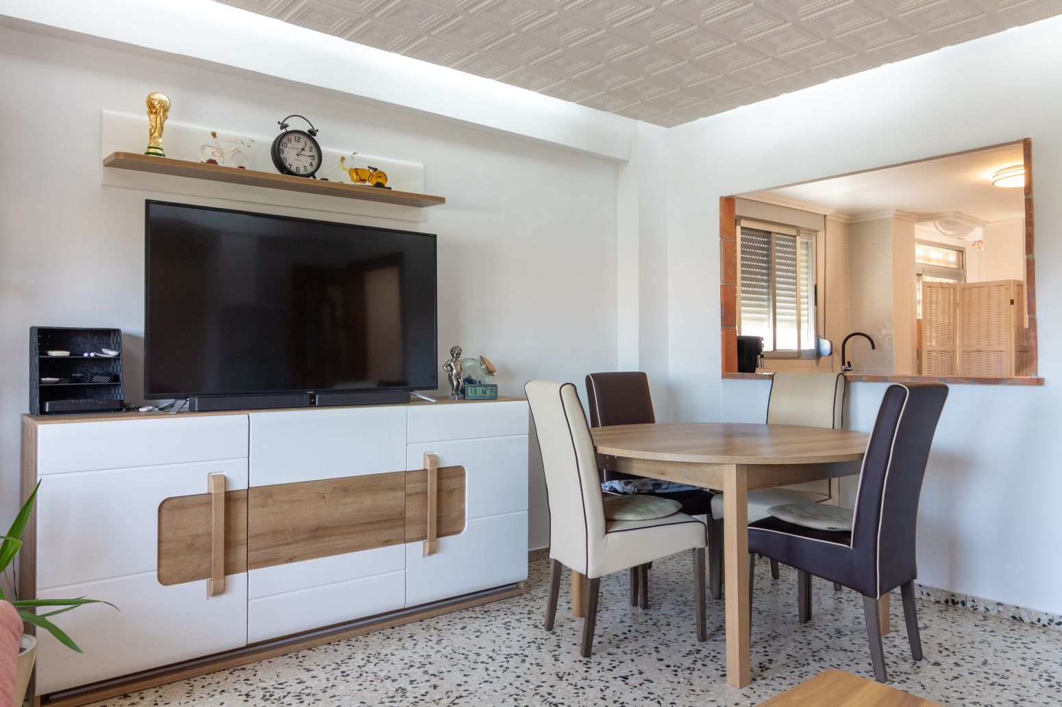 Dining room of Flat for sale in Sagunto / Sagunt  with Air Conditioner, Heating and Terrace