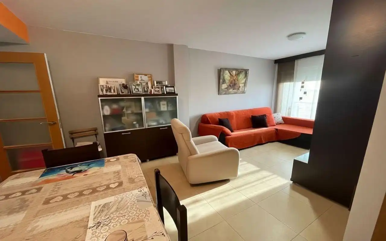 Sala d'estar de Apartament en venda en La Ràpita amb Calefacció, Terrassa i Moblat