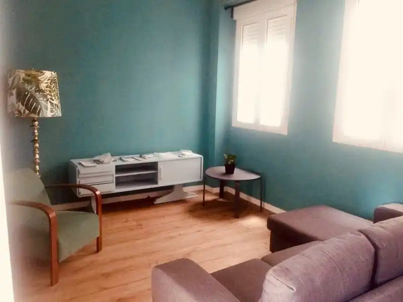 Sala de estar de Piso de alquiler en Valencia con Aire acondicionado, Calefacción y Parquet