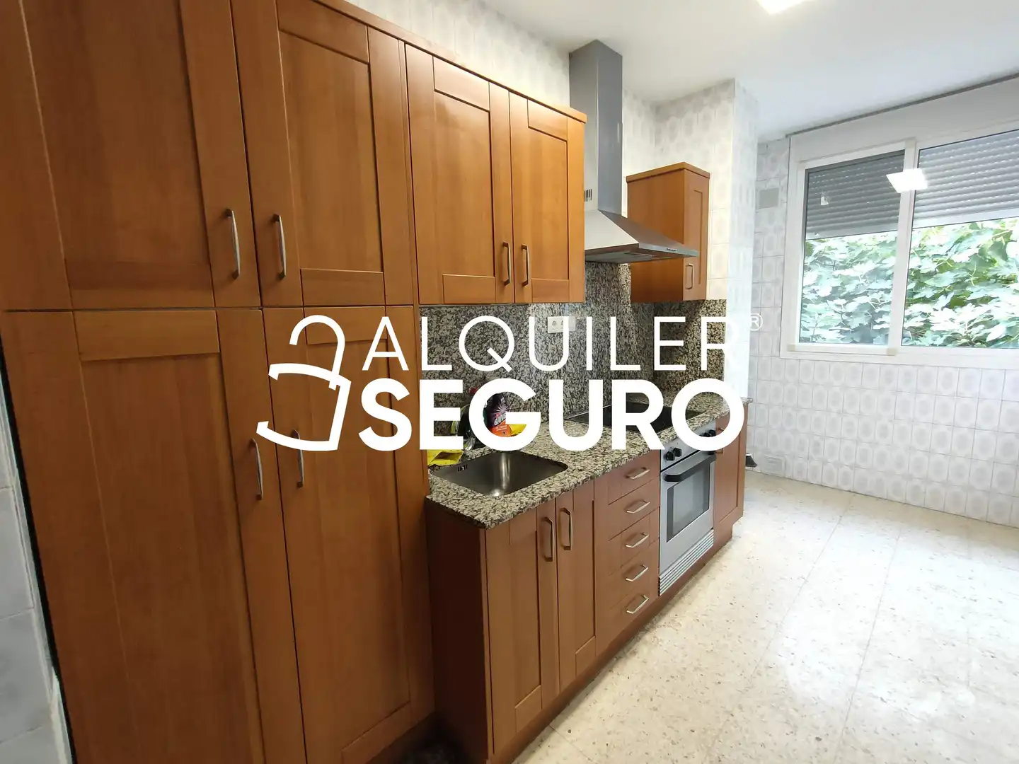 Küche von Wohnung zur Miete in Valencia mit Klimaanlage