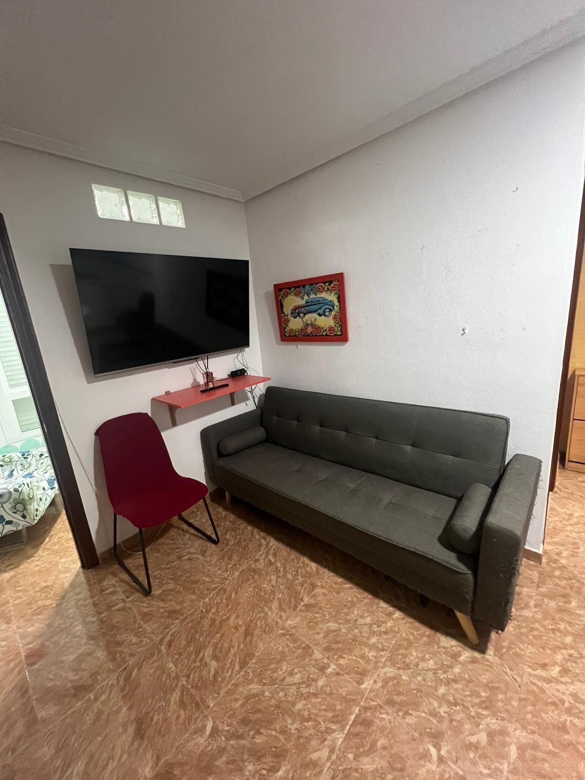 Sala de estar de Apartamento en venta en  Almería Capital con Aire acondicionado y Amueblado