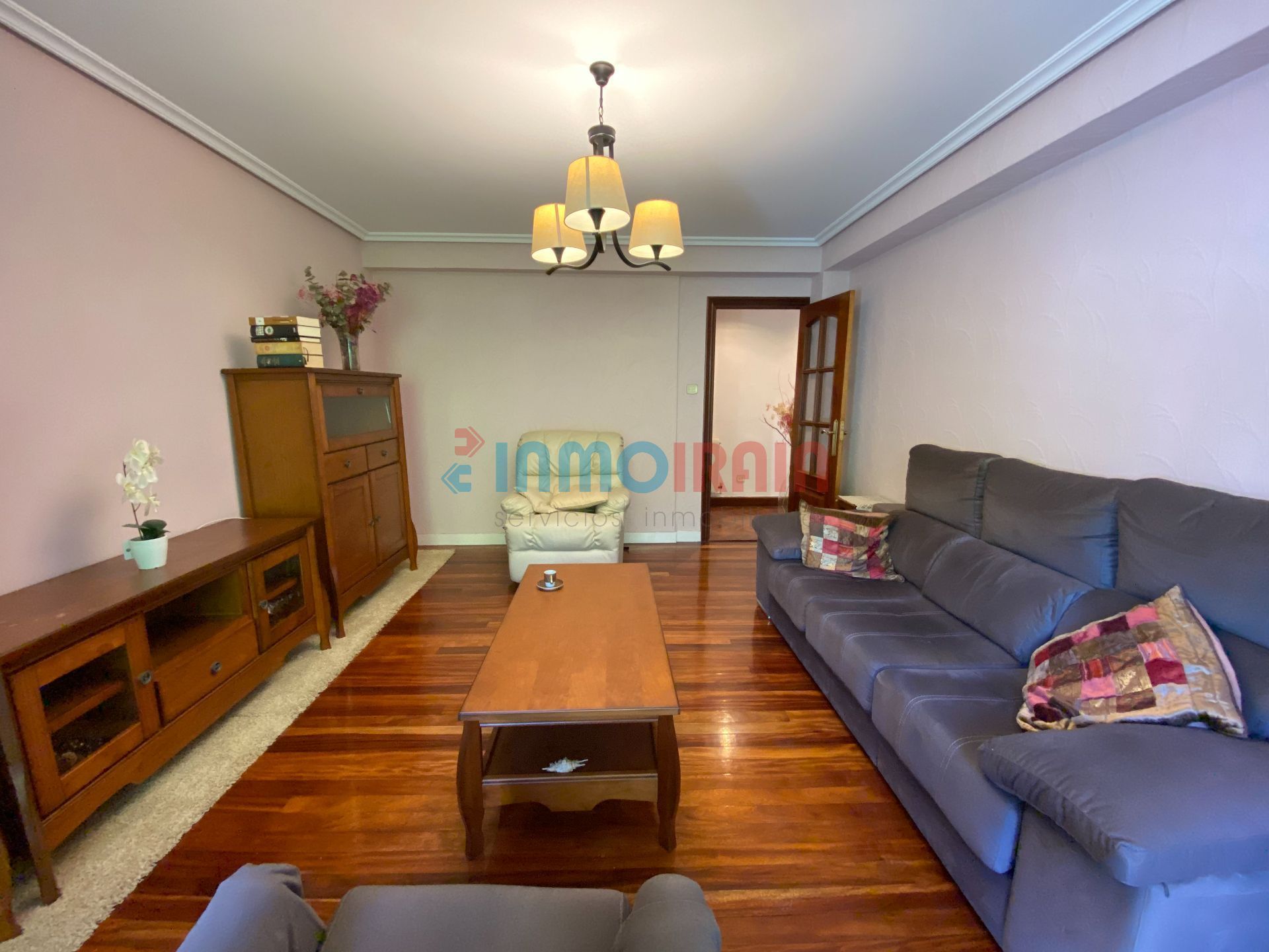 Sala de estar de Piso en venta en Idiazabal con Calefacción y Amueblado