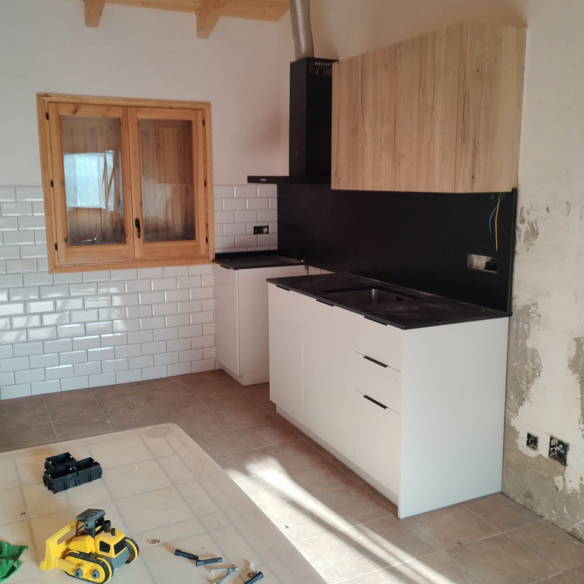 Cocina de Finca rústica en venta en Guixers