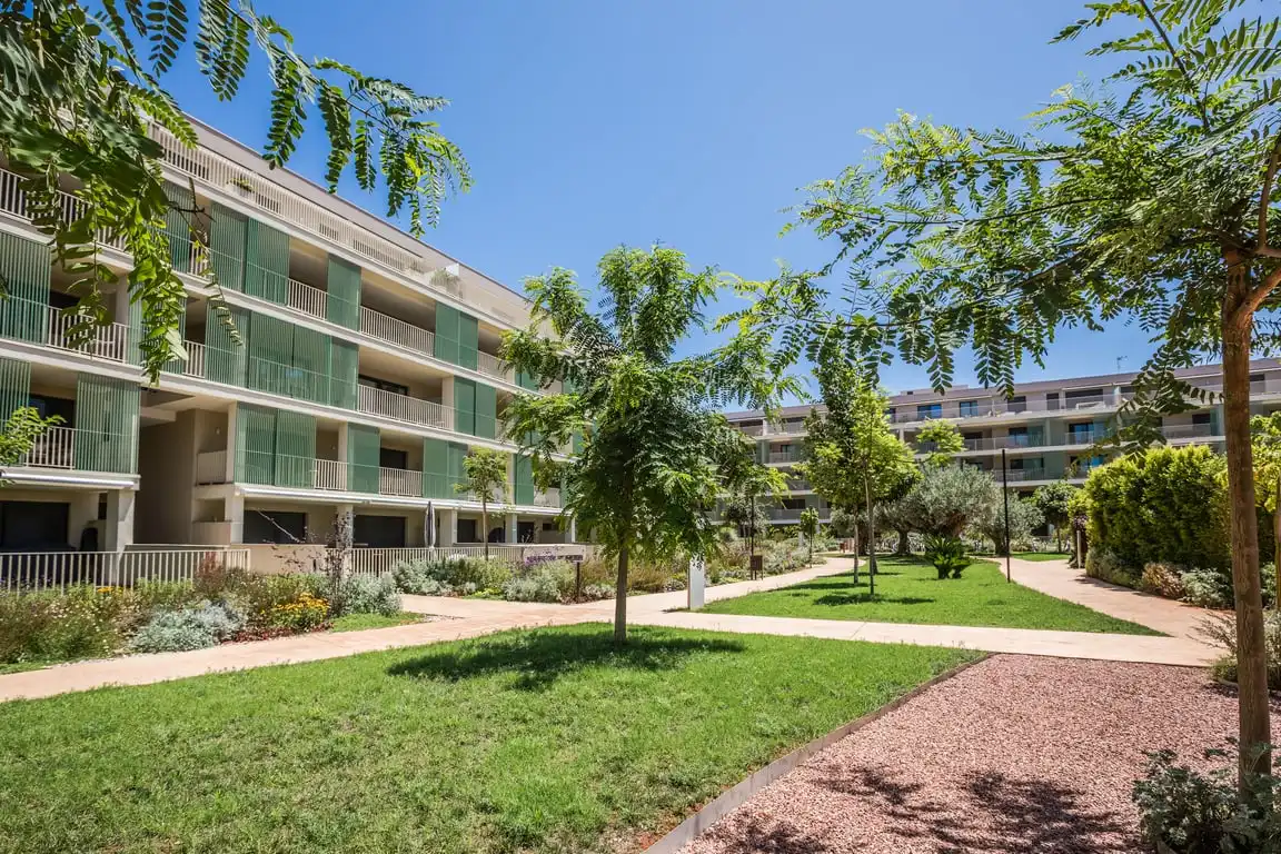 Vista exterior de Apartamento de alquiler en Dénia con Aire acondicionado, Jardín privado y Terraza