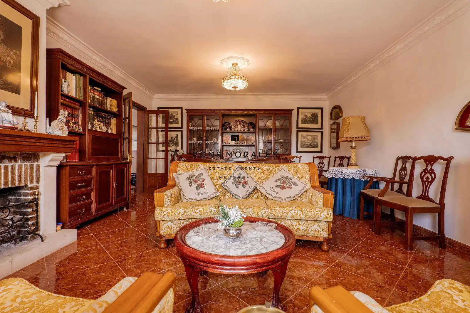 Living room of Detached homes for sale in Ciutadella de Menorca  with Air Conditioner, Heating and Terrace