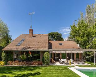 Exterior view of House or chalet for sale in Ciudalcampo  with Air Conditioner, Heating and Private garden