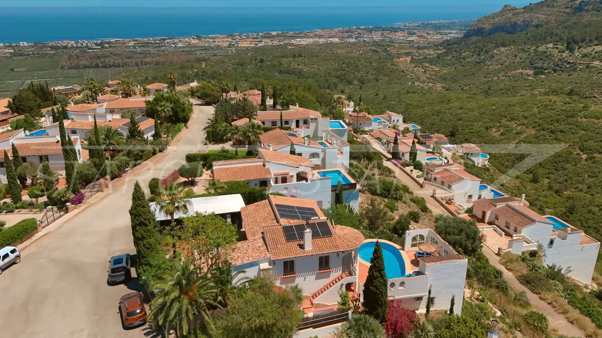 Vista exterior de Casa o chalet en venta en La Vall d'Ebo con Aire acondicionado, Jardín privado y Piscina