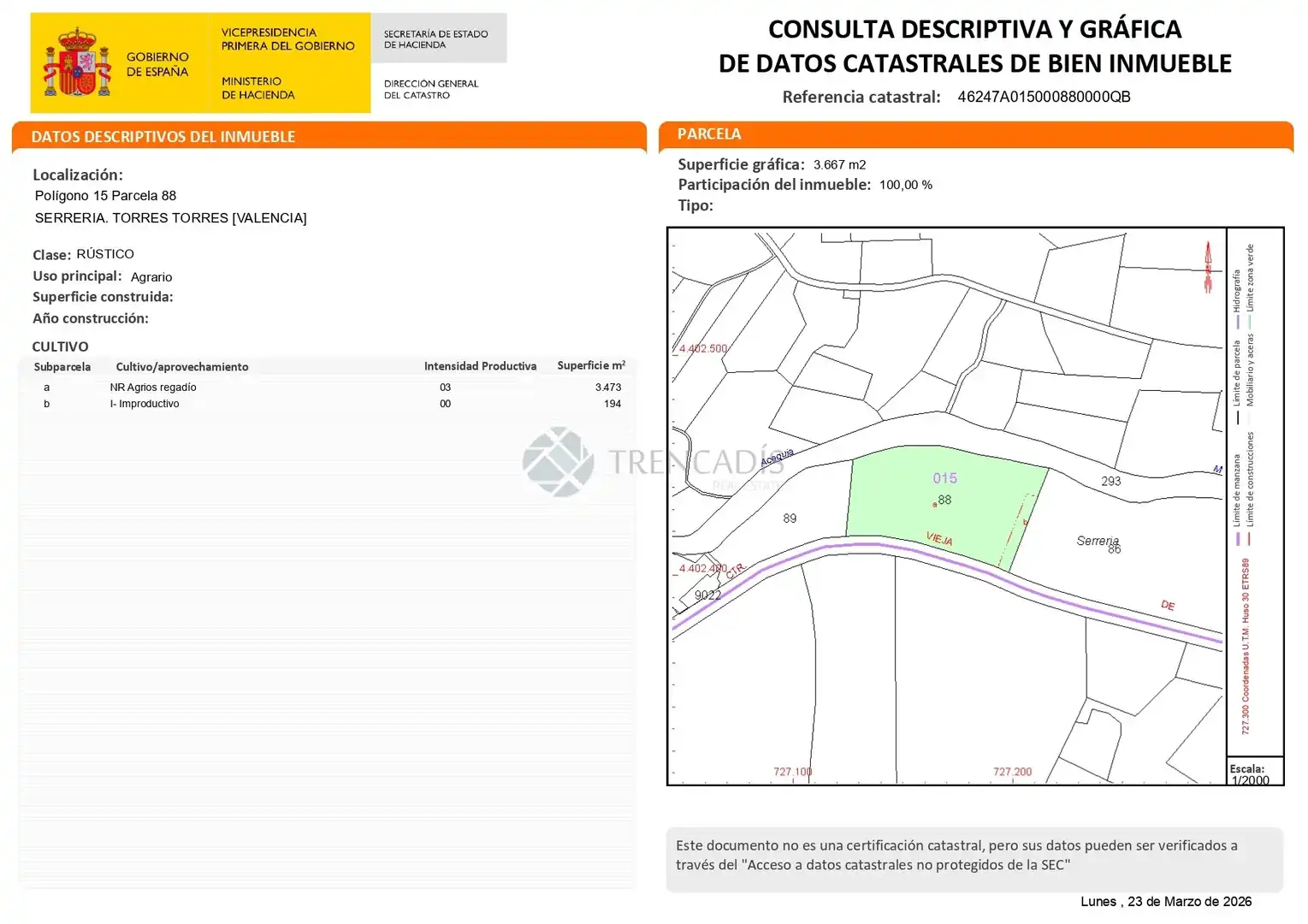 Grundstücke und Bauplätze zum Verkauf in Torres Torres, imagen 4