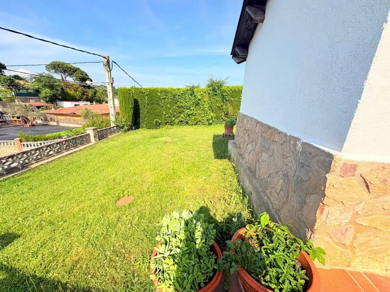 Garden of Houses for sale in Caldes de Malavella  with Air Conditioner, Heating and Private garden