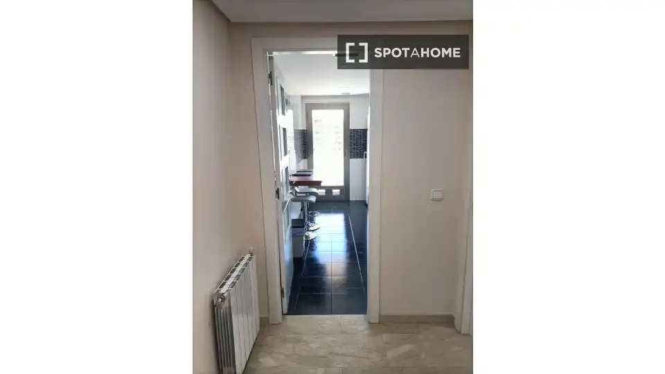 Bedroom of Flat for rent in Valencia  with Air Conditioner, Heating and Furnished