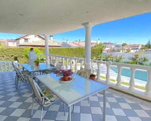 Terrasse von Country house zum verkauf in Cabanillas del Campo mit Klimaanlage, Privatgarten und Terrasse