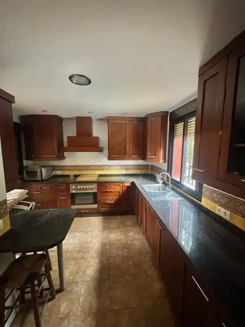 Cocina de Casa o chalet en venta en Bormujos con Aire acondicionado y Terraza
