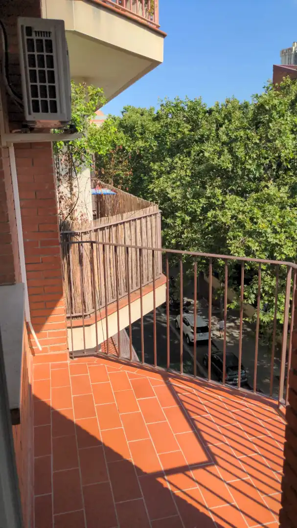 Balcony of Flat for rent in Esplugues de Llobregat  with Air Conditioner, Heating and Terrace