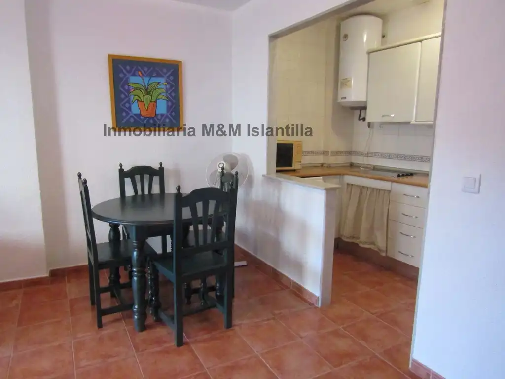Cocina de Apartamento en venta en Islantilla con Terraza, Trastero y Amueblado