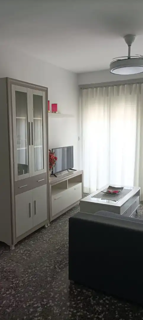Sala d'estar de Pis de lloguer en Cartagena amb Aire condicionat, Moblat i Forn
