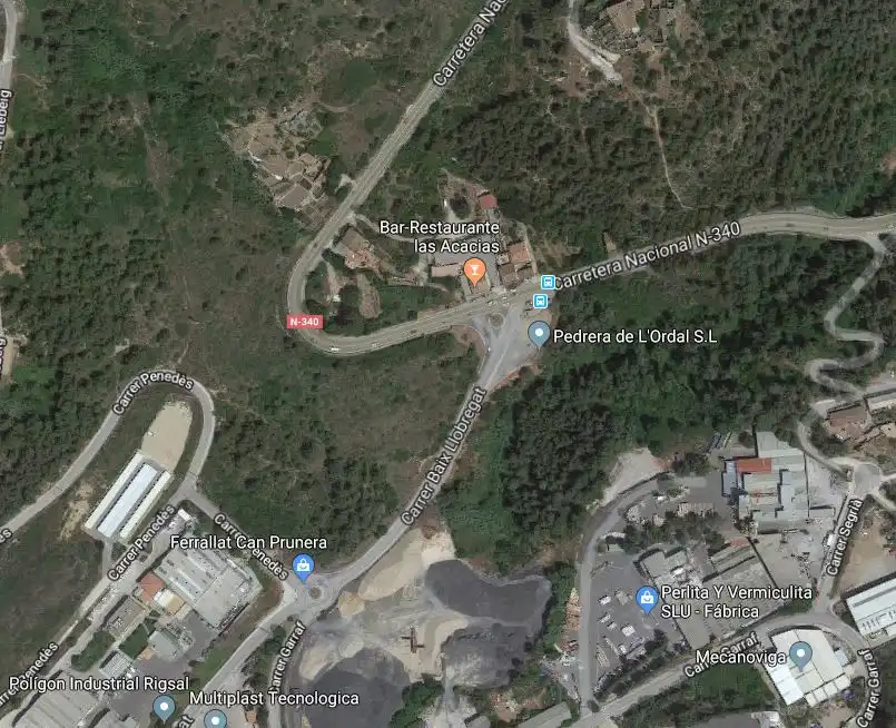 Außenansicht von Fabrik Grundstücke zum Verkauf in Vallirana