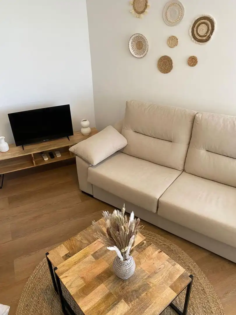Sala de estar de Ático en venta en Mojácar con Terraza, Piscina y Amueblado