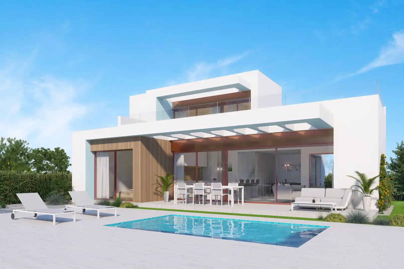 Detached house with pool for sale in Desamparados - Hurchillo - Torremendo
