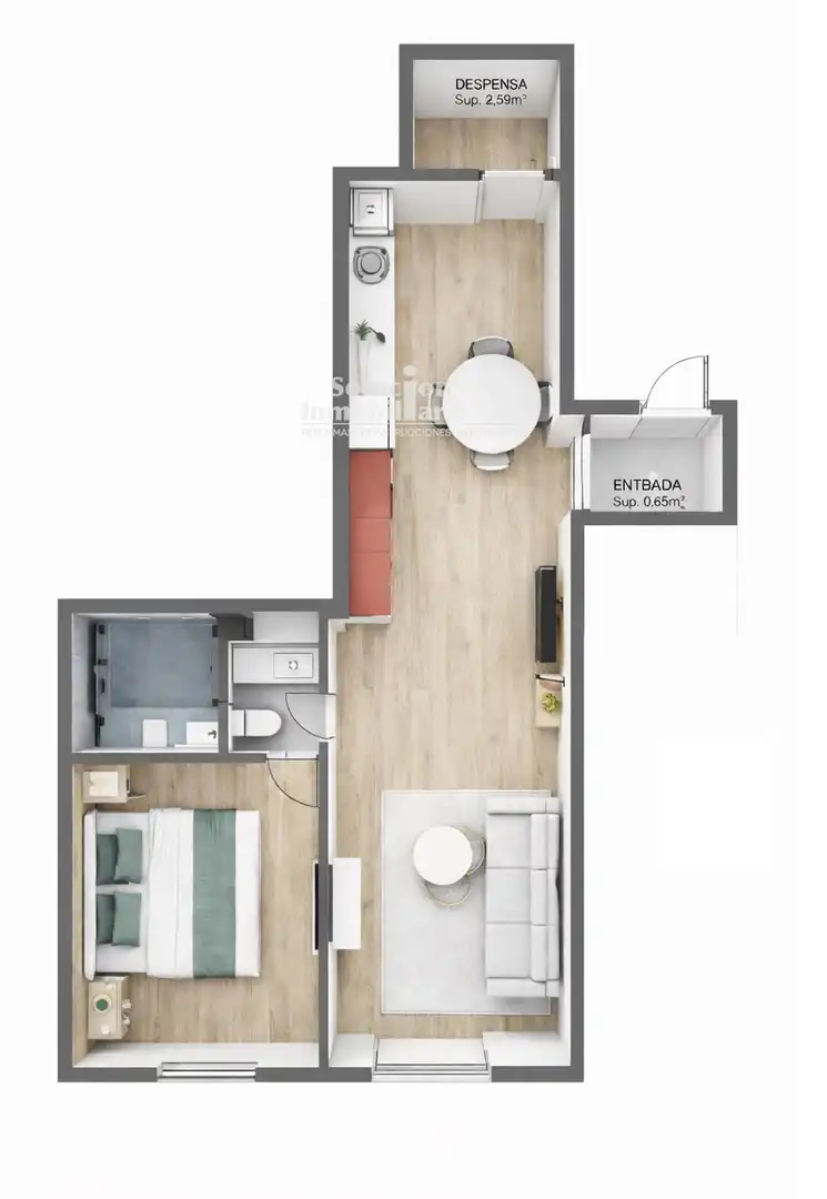 Habitación de Apartamento en venta en Salamanca con Calefacción y Trastero