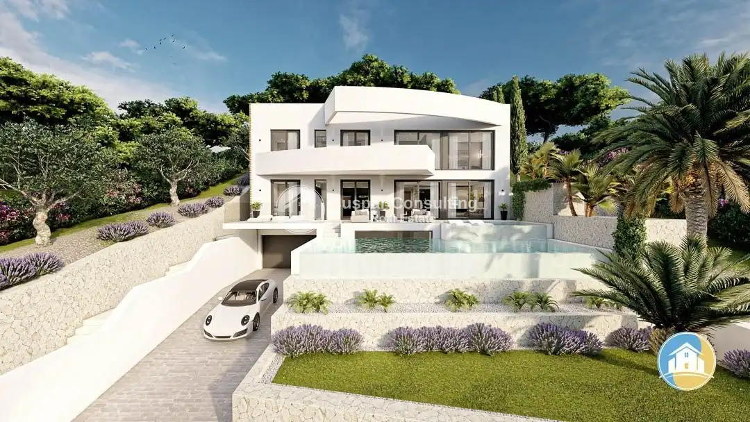 Vista exterior de Casa o chalet en venta en Altea con Aire acondicionado, Calefacción y Jardín privado