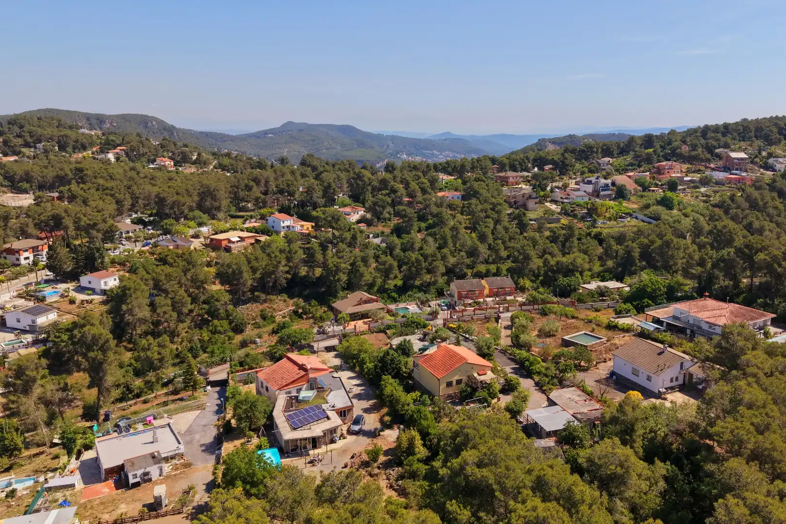 Vista exterior de Casa o chalet en venta en Vallirana con Aire acondicionado, Calefacción y Jardín privado