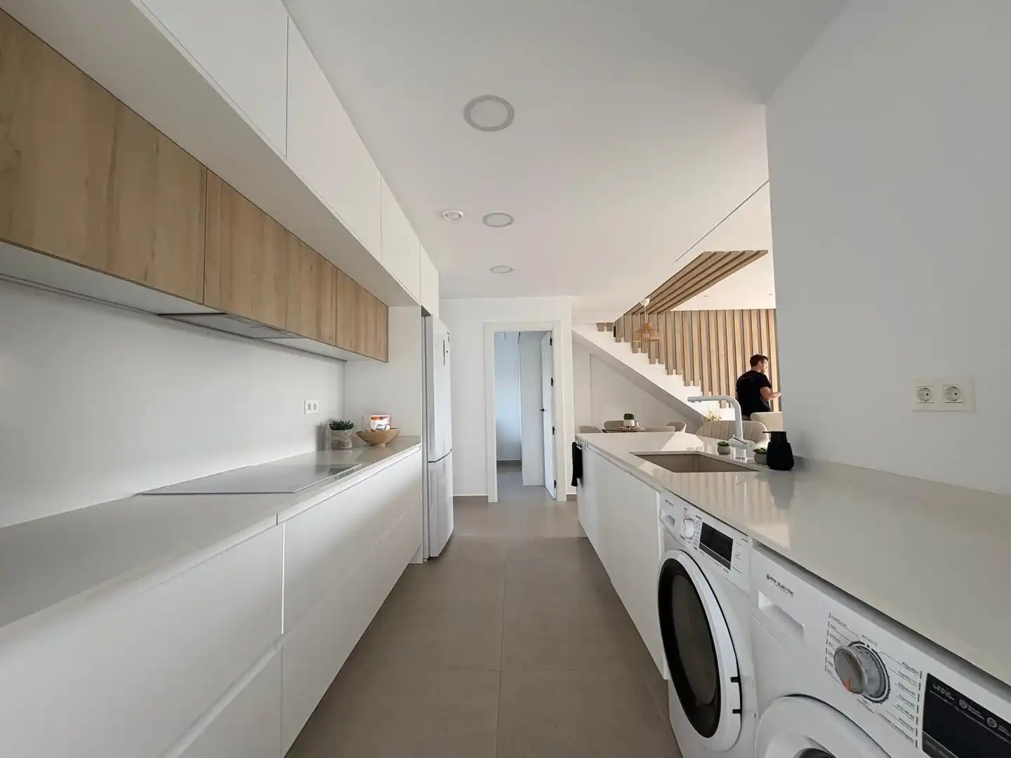 Cocina de Casa o chalet en venta en Pilar de la Horadada con Aire acondicionado, Calefacción y Jardín privado