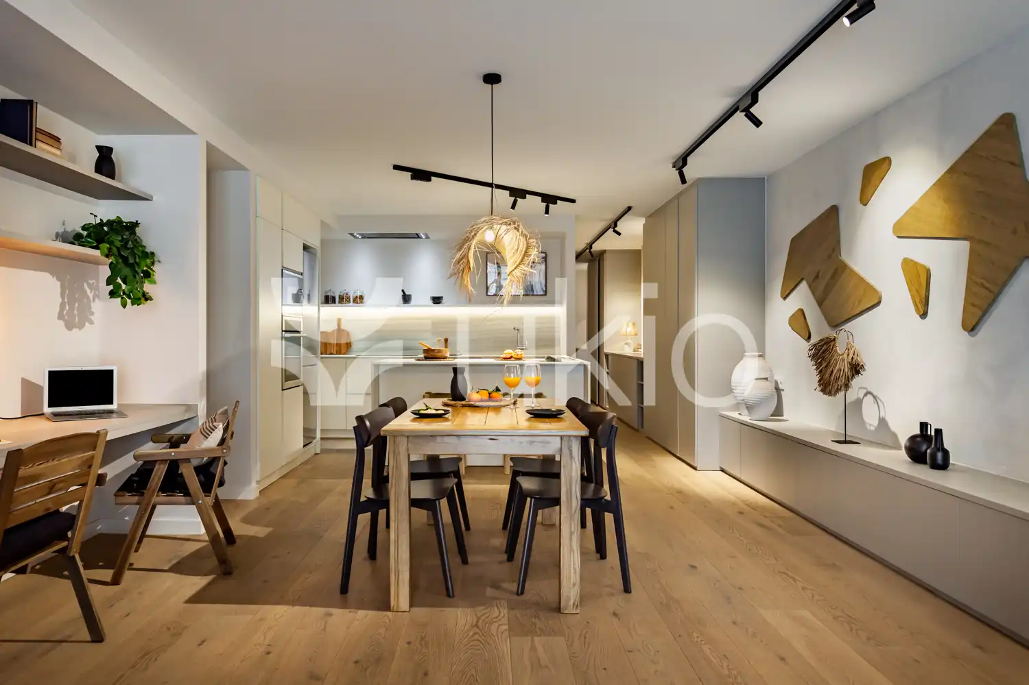 Menjador de Apartament de lloguer en Barcelona amb Aire condicionat, Calefacció i Terrassa