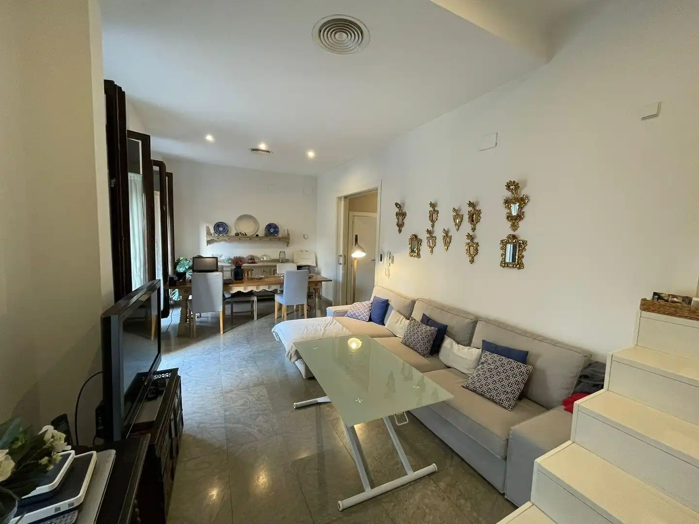 Sala de estar de Edificio en venta en Granada