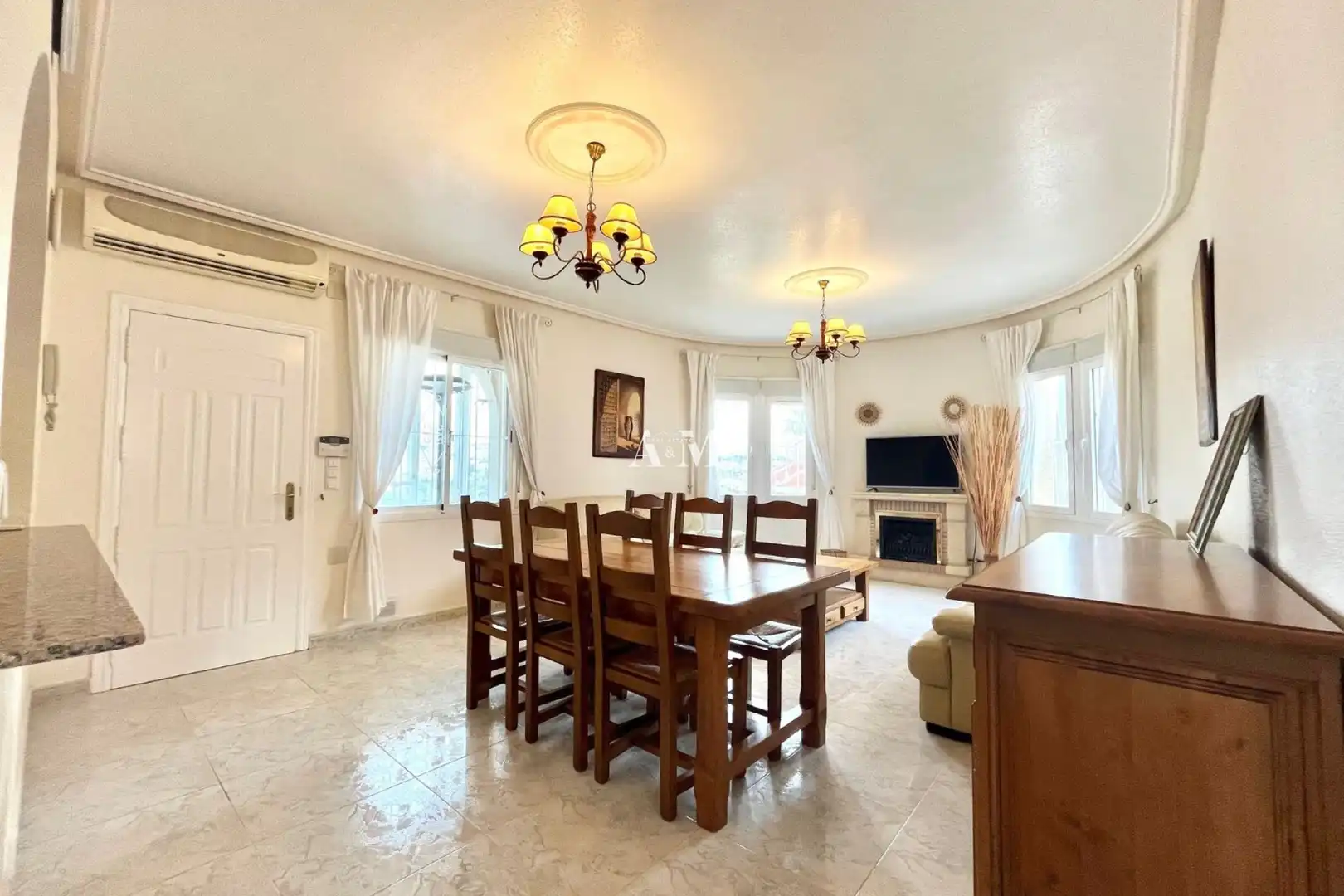 Comedor de Casa o chalet de alquiler en Rojales con Aire acondicionado, Calefacción y Terraza