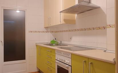 Kitchen of Flat for sale in  Madrid Capital  with Parquet flooring and Terrace