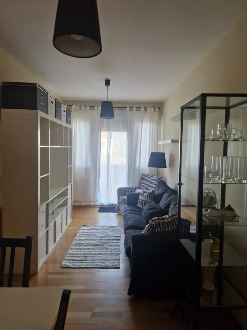 Sala de estar de Piso en venta en Torrecaballeros con Calefacción y Amueblado